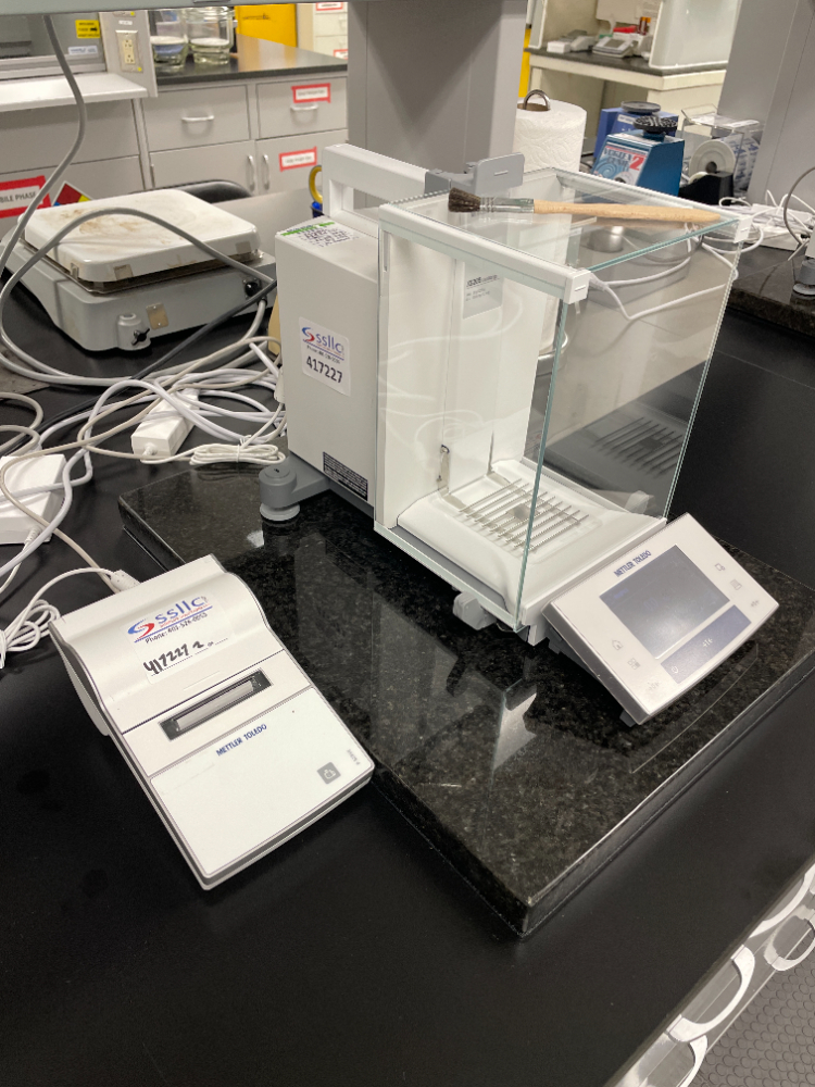 Image of Mettler Toledo XS205 Dual Range Analytical Balance with Printer